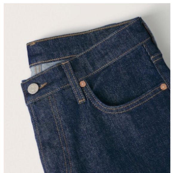 Mango - Straight Jeans - Dark Blue Sz 10 - NEW w/ tag OFFERS WELCOME - Picture 5 of 7